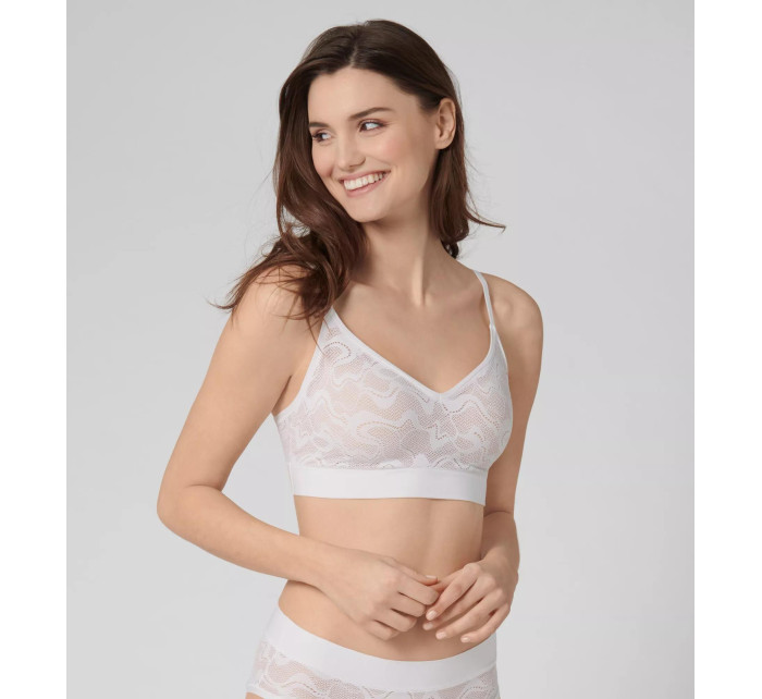 Dámská podprsenka GO Allround Lace P - WHITE - bílá 0003 - SLOGGI