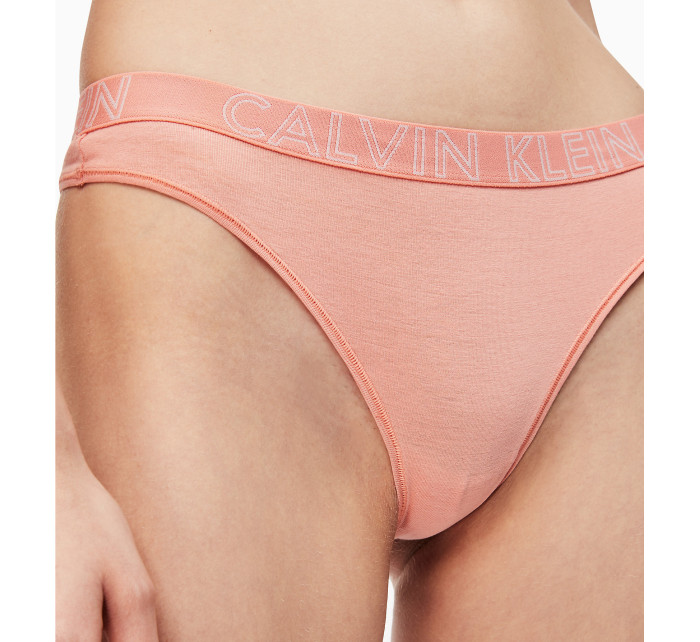 Tanga QD3636E-CHM meruňková - Calvin Klein