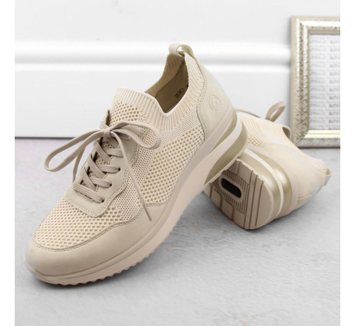 Pohodlná polobotka Remonte W RKR693 beige