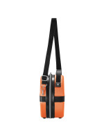 Toaletní taška Semiline ABS+PU T5675-1 Orange/Black 14 palců