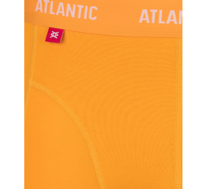 Pánské boxerky ATLANTIC Comfort 3Pack - černé/žluté/šedé