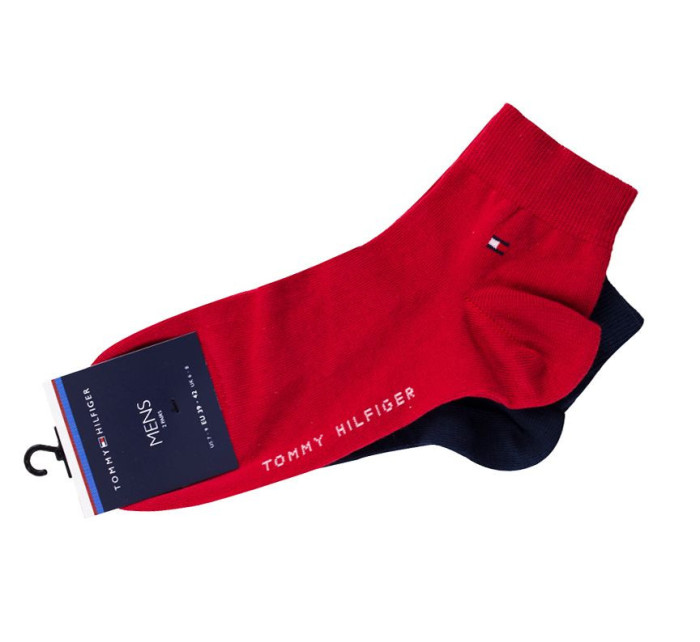 Ponožky Tommy Hilfiger 2Pack 342025001 Red/Navy Blue