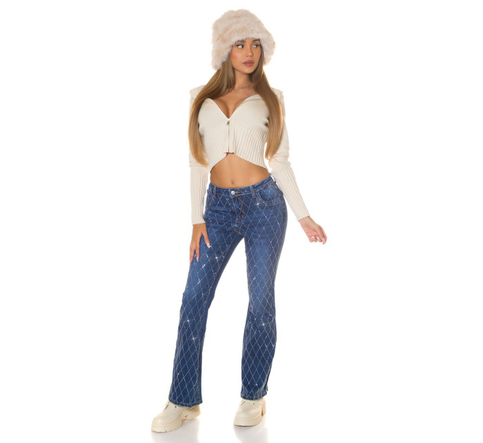 Sexy Jeans model 20559104 with glitter - Style fashion