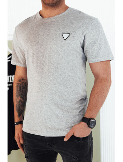 Základní pánské šedé tričko Dstreet RX5441