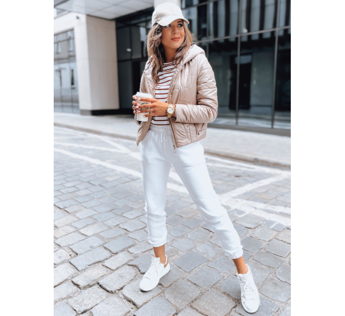 Dámská sportovní prošívaná bunda LILYWOOL camel Dstreet TY3715