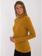 Sweter AT SW  ciemny żółty model 20479891 - FPrice