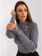 Sweter PM SW PM model 19309636 ciemny szary - FPrice