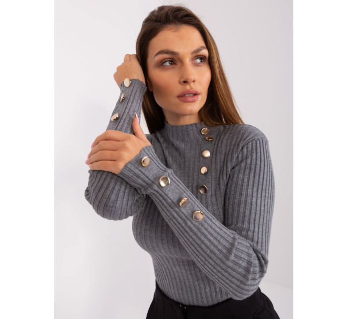 Sweter PM SW PM model 19309636 ciemny szary - FPrice