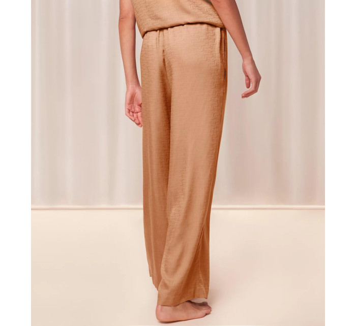 Dámské pyžamové kalhoty Silky Sensuality J Trousers 01 - BROWN - sv. hnědé 6403 - TRIUMPH