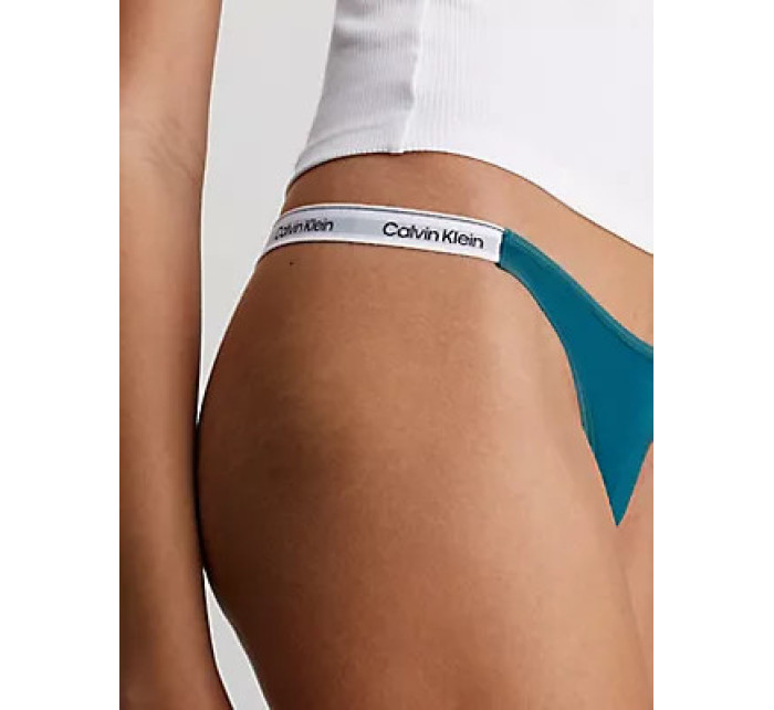 Spodní prádlo Dámské kalhotky STRING THONG (DIPPED) 000QD5157EJNN - Calvin Klein