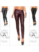 Sexy leather look with zip model 19595730 - Style fashion