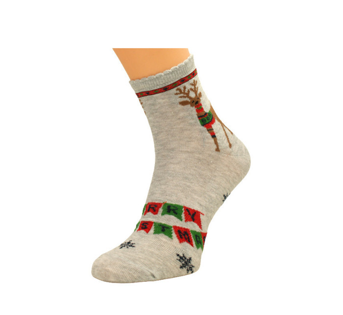 Dámské ponožky Bratex 2988 X-Mass Socks 36-41