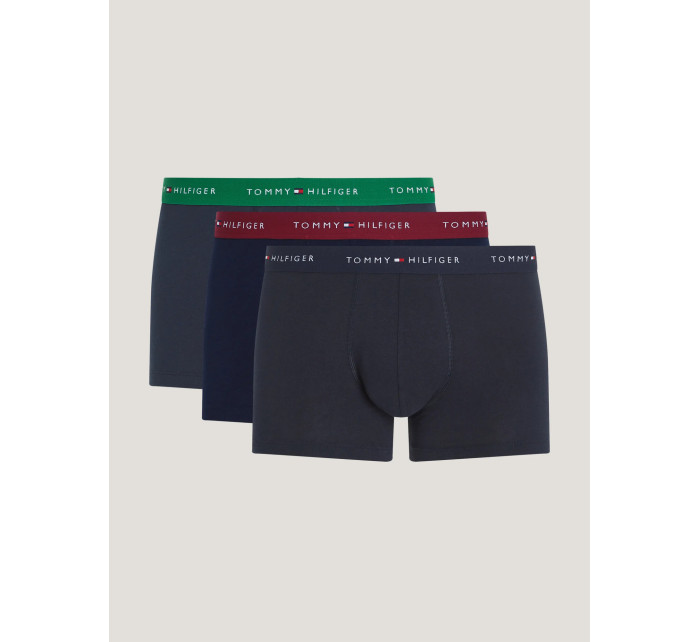 Pánské boxerky 3-PACK  UM0UM02763 0SS tm. modré - Tommy Hilfiger