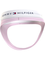 Dámská tanga LOGO WAISTBAND THONG UW0UW03835TOG světle růžová - Tommy Hilfiger