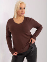 Sweter PM SW PM model 20134625 ciemny brązowy - FPrice