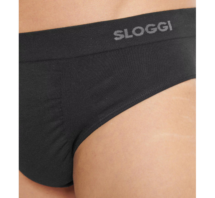 Pánské slipy GO Smooth Brief 2P - BLACK - černé 0004 - SLOGGI