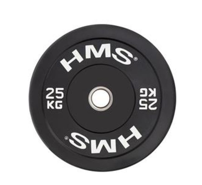 Olympijská deska HMS BLACK BUMPER 25 kg BBR25