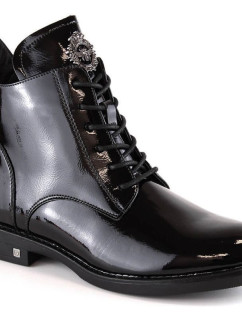 Dámské lakované boty na zip W model 19081350 černé Potocki - B2B Professional Sports