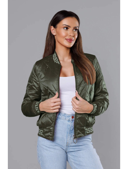 Dámská bunda typu "bomber" v khaki barvě model 18035490 - S'WEST