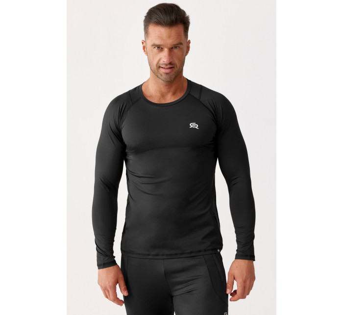 Rough Radical Tričko Vital Zip Ls Black