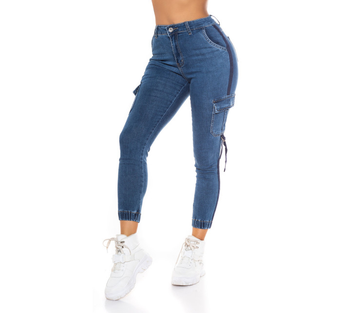 Trendy Highwaist Cargolook Jeans
