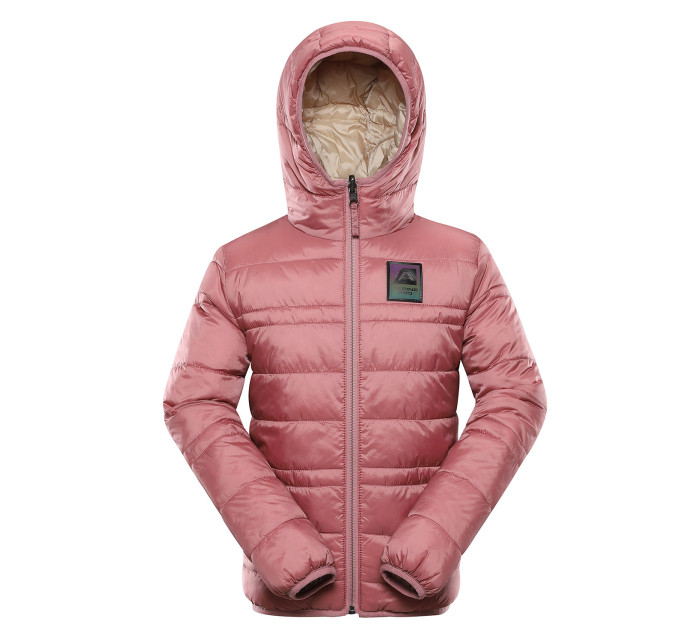 Dětská oboustranná bunda hi-therm ALPINE PRO EROMO dusty rose