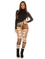 Trendy model 19596000 pants with belt - Style fashion