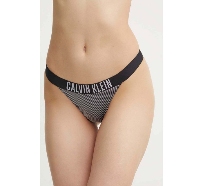 Dámské plavkové kalhotky KW0KW02611 BEH černé - Calvin Klein