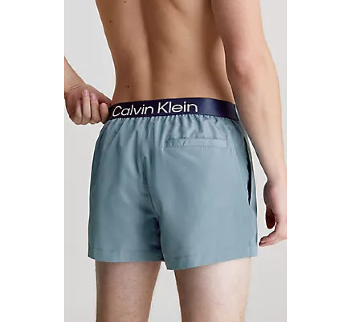 Pánské plavky Tkaný spodní díl SHORT DRAWSTRING KM0KM00946C7Y - Calvin Klein