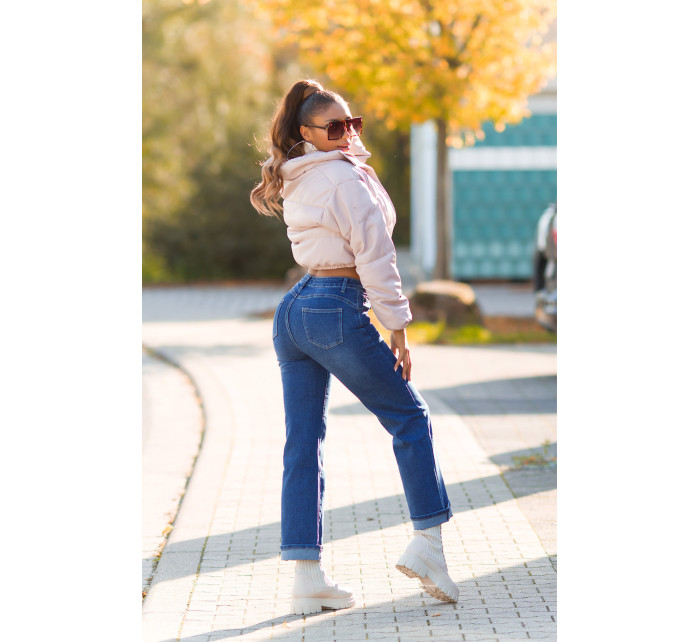 Sexy Highwaist Push up použitý vzhled flarred Jeans