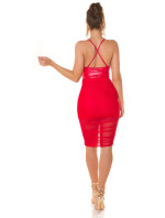 Soo Sexy! Koucla strap Minidress with Mesh model 19629599 - Style fashion