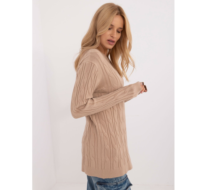 Sweter AT SW model 20463681 camelowy - FPrice