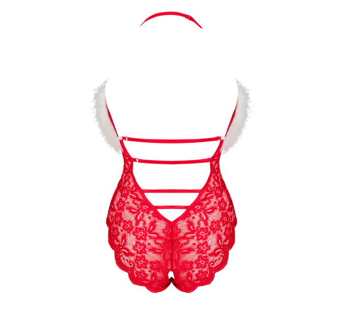 LivCo Corsetti Fashion Body Santas Lace Lady 90705 Red