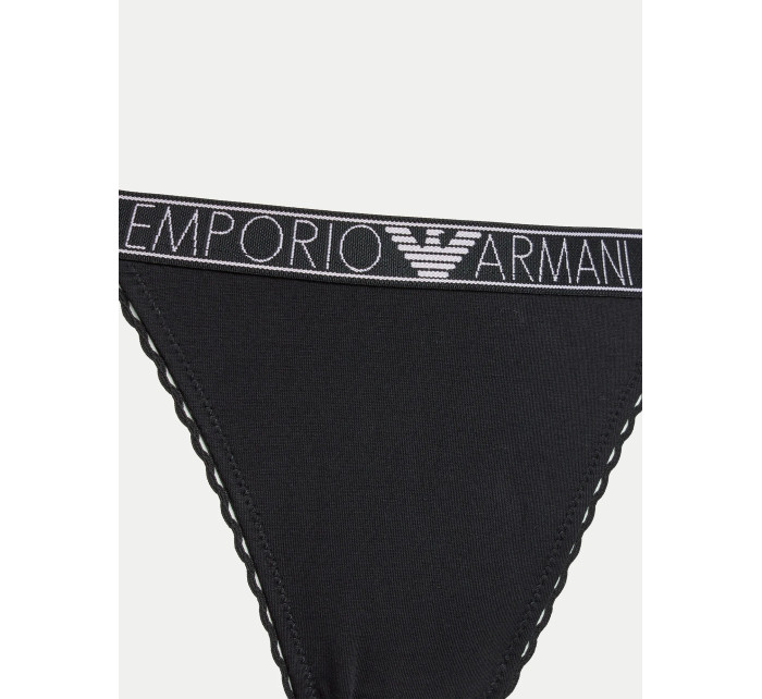 Dámské tanga  00020 černé  model 20257759 - Emporio Armani