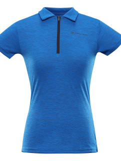 Dámské rychleschnoucí polo triko ALPINE PRO DONNA electric blue lemonade