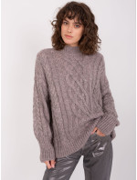 Sweter AT SW  ciemny szary model 19014650 - FPrice