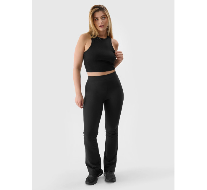 Dámský crop top slim 4F - černý