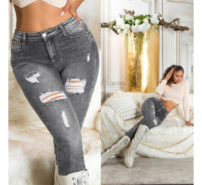 Sexy Musthave Highwaist Push-Up Jeans Used Look