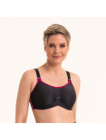 performance wireX sport. podprsenka s kost. nastavitelná ramínka 5599 anthrazit/pink - Active