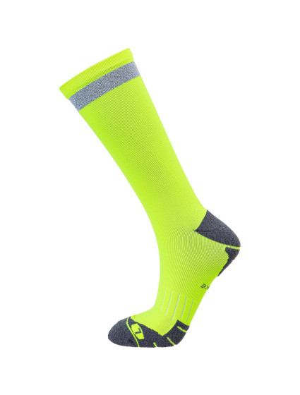 Vysoké reflexní ponožky Endurance Torent Reflective Mid Length Running Socks