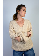 pletený svetr Beige model 20827288 - Sweet Knit