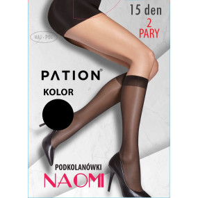 Raj-Pol Podkolenky Pation Naomi 15 DEN Black