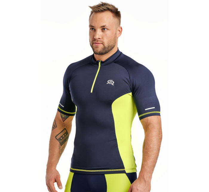 Tričko Rough Radical Race Sx Navy Blue/Lime