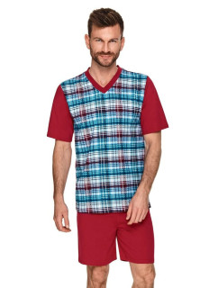 Pánské pyžamo Anton červeno-modré