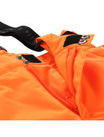 Dětské lyžařské kalhoty s membránou ptx ALPINE PRO LERMONO neon shocking orange