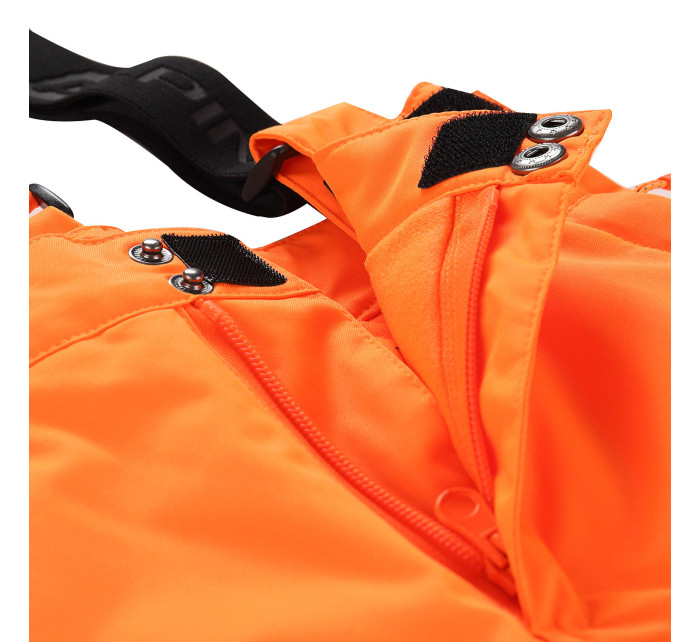 Dětské lyžařské kalhoty s membránou ptx ALPINE PRO LERMONO neon shocking orange