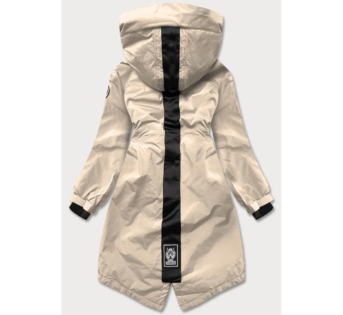 Lehká béžová dámská bunda parka model 17014939 - S'WEST