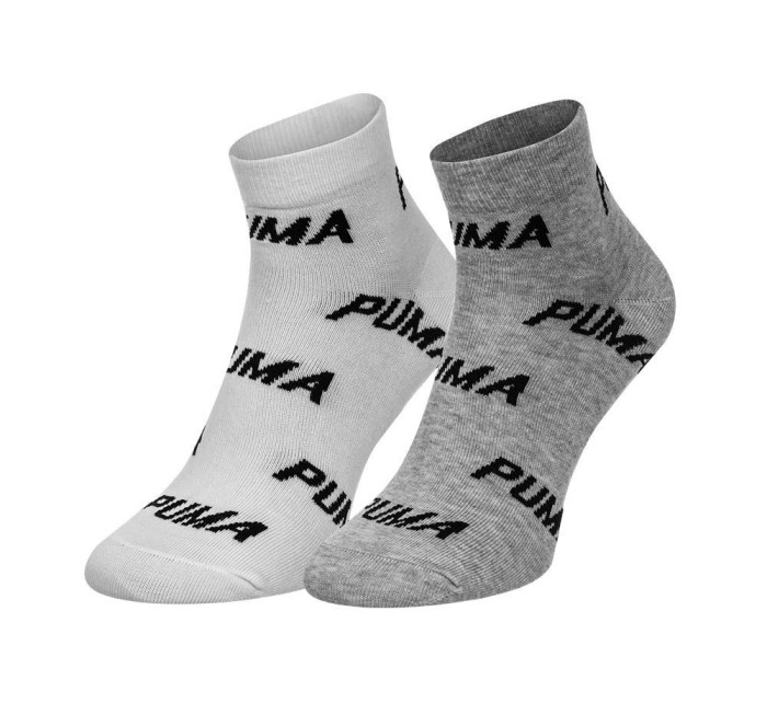 Puma 2Pack Ponožky 907948 Grey/White