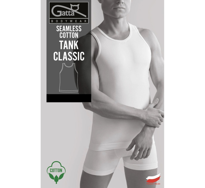 Pánský nátělník Tank classic 2407s white - GATTA