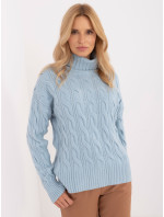 Sweter AT SW model 20463624 jasny niebieski - FPrice